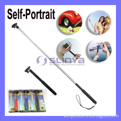 Portable Extendable Telescopic Camera Monopod Tripod Light Weight for Digital Camera Camcorder Nib Photo Equipment for Taking Self-Portraits